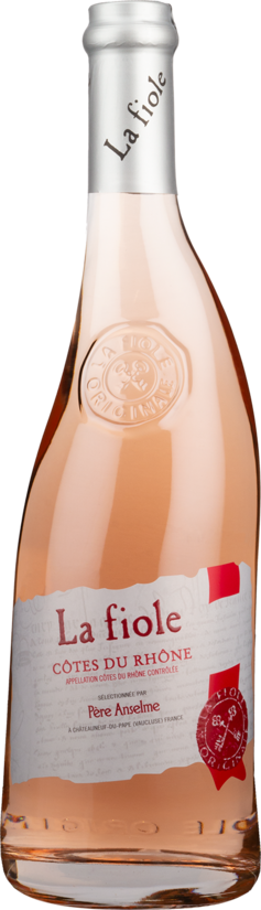 La Fiole côtes du Rhône rose   12,5%, 0,75l 