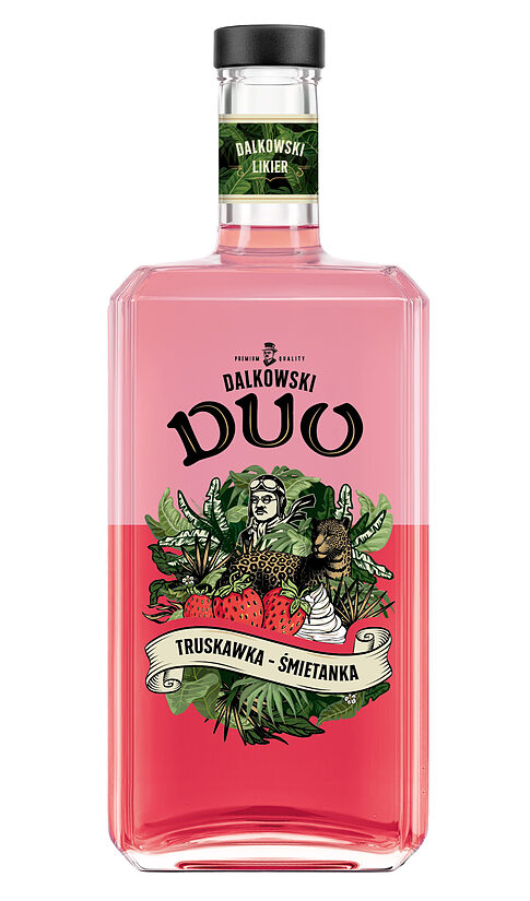 Dalkowski Duo ar zemeņu-krēma garšu  15%, 0,5L 