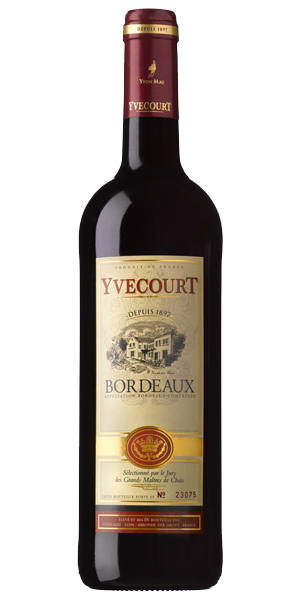 Yvecourt Bordeaux Rouge   13%   0,75l